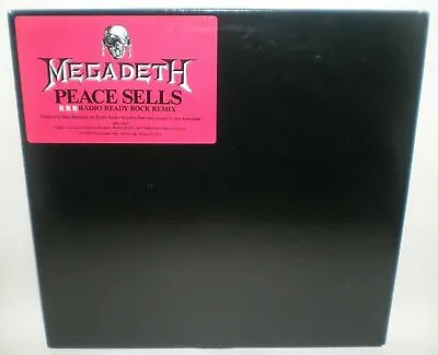 Megadeth - PEACE SELLS (12  Single) 1986 Promo Radio Ready Rock Remix Mustaine • $64.95