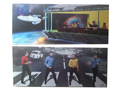 Star Trek Spock Abbey Road / Bar Canvas Canvases Picture Print Shrink Wrapped • £9.99