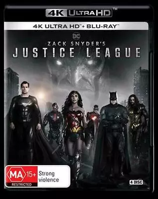 Zack Snyder's Justice League (4K UHD Blu-Ray) NEW • $29.99