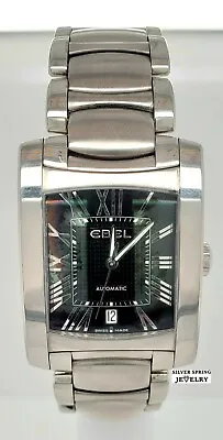 $999.99 • Buy EBEL Black Face Men's Watch Model 9120M41
