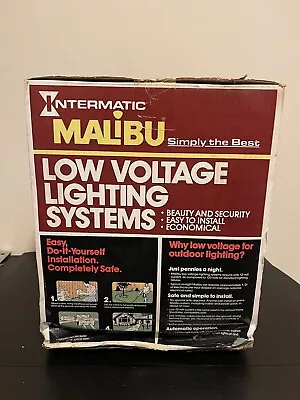 NOS Malibu Intermatic LV2874T Pathway Landscape Low Voltage Lights • $89.99