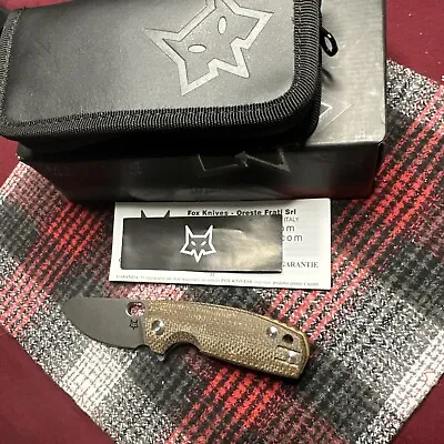 Fox Knives Baby Core Liner Lock FX-608 MC M390 Natural Micarta • $119.99