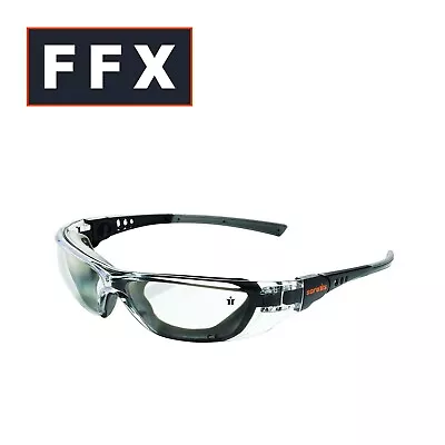 Scruffs T54173 Falcon Anti-Fog Lens Safety Glasses Black • £13.51