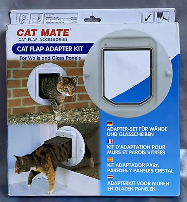 £17.99 • Buy Cat Mate Cat Flap Adapter Kit For Walls And Glass Panels For 360,359, 358,388