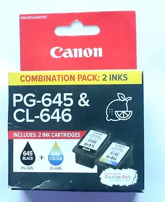 Canon PIXMA PG-645/CL-646  Combination Pack BRAND NEW MADE IN JAPAN GENUINE • $57.50