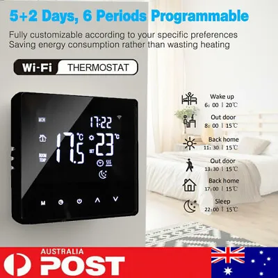$42.89 • Buy WiFi Smart Programmable Thermostat Temperature Controller For Wall Floor Heating