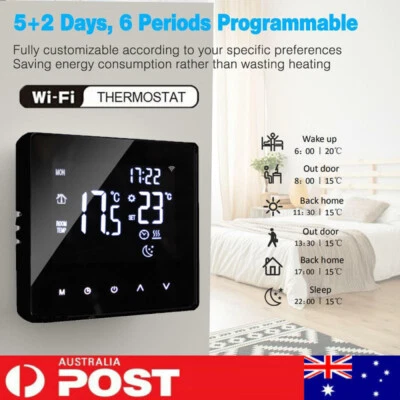 $42.89 • Buy WiFi Smart Programmable Thermostat Temperature Controller For Wall Floor Heating