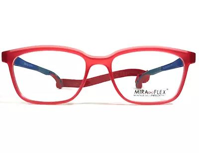 Miraflex Kids Eyeglasses Frames WILL C.136 Blue Red Square Full Rim 47-16-135 • $49.99