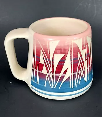 Vintage Navajo Signed Rockwell Mug Sgraffito Pottery Southwestern Native America • $12