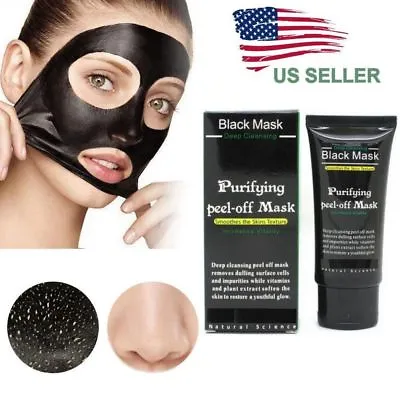 Purifying Black Peel-off Mask Facial Cleansing Blackhead Remover Charcoal NY US • $8.49