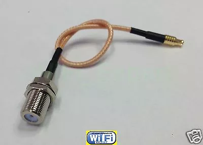 6 Inch F TYPE Female Jack To MCX Male Straight Pigtail Jumper RF Cable RG316 USA • $9.24