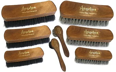 Horsehair Shoe Brush Shoe Boot Polish Thick Pile Horse Hair Premium Angelus • £6.45