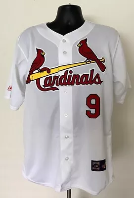 MLB Roger Maris St. Louis Cardinals #9 Majestic Cooperstown Collection L Jersey • $174.95