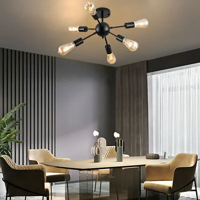 £30 • Buy Modern Sputnik Chandelier Pendant Light 6 Light Ceiling Hanging Lighting Fixture