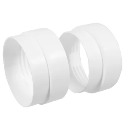 £9.39 • Buy Tumble Dryer Vent Adaptor Kit 4  100mm Threaded Male Female Hose Connectors Set