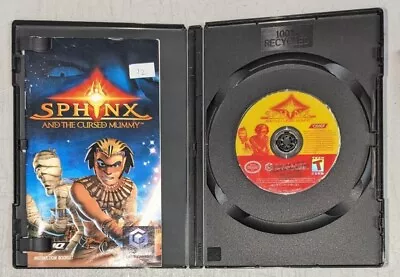 Sphinx And The Cursed Mummy (Nintendo GameCube) Disc W/ Manual SHIPS FAST • $9.99