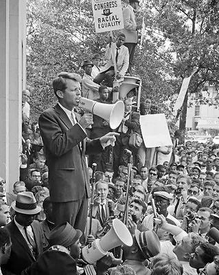 $4.99 • Buy 1963 Attorney General ROBERT KENNEDY RFK Glossy 8x10 Photo Civil Rights Poster