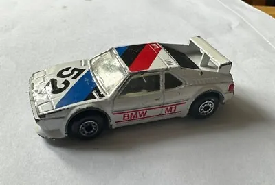 Matchbox Superfast MB52 BMW M1 White Racing Model 1:57 Scale (1981) • £3.99