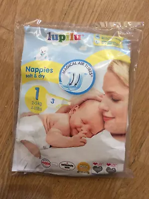 Lupilu  Nappy Size 1  2-5 Kg  4-11lbs • £0.99