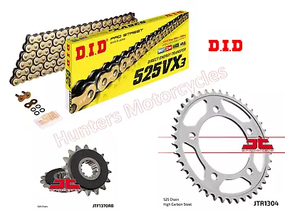 Honda XL1000 Varadero DID Gold X-Ring Chain And JT Quiet Sprocket Kit Set • $130.02