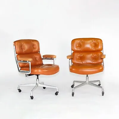 £3849.46 • Buy 1978 Herman Miller Eames Time Life Desk Chair In Cognac Leather Multiple Avail