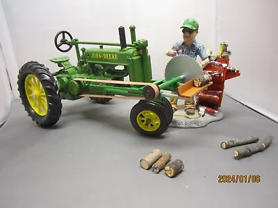 John Deere Model A Tractor With Custom Buzz Saw 1/16 Scale • $90