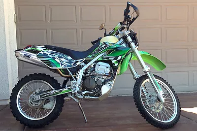 $149 • Buy 2005 2006 2007 KLX 250 KLX250 Graphics Sticker Kit For KAWASAKI #2500 Green