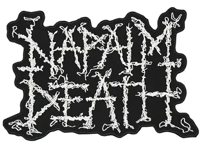 Napalm Death Sew-on Back Patch | English Grindcore Death Metal Band Logo • $17.99