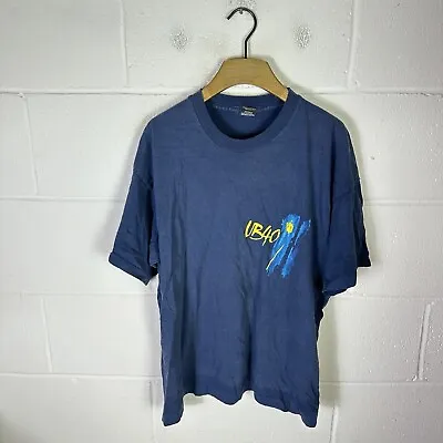 Vintage UB40 Shirt Mens Extra Large Blue 1993 World Tour Single Stitch Reggae • £28.95