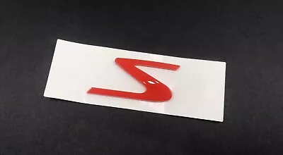 1pcs For Maserati S Letter Badge Emblem Red • $19.99