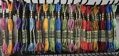 1 X DMC Variegated Skein Thread Stranded Cotton -Choose Your Colour Cross Stitch • $1.10