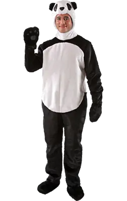 Orion Costumes Men's Panda Costume Jumpsuit Funny Novelty Animal Fancy Dress • £52.99