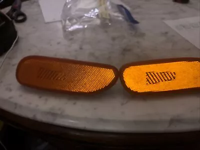 1995-1999 Mitsubishi Eclipse Front Bumper Amber Side Markers Light Corner D19 • $34.99