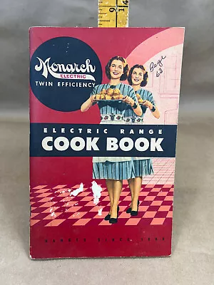 1940s Monarch Electric Twin Efficiency Electric Range Cook Book Recipe • $9.95