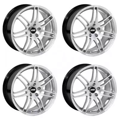 20x9 VMR V708 5x130 40 Hyper Silver Wheels Rims Set(4) 71.6 • $1199