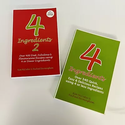 2x. 4 Ingredients By Kim McCosker & Rachael Bermingham Cookbook Quick Easy • $24.50