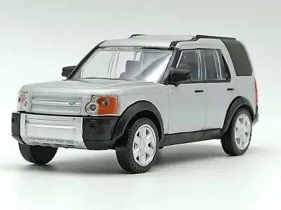 Land Rover Discovery 3 English Car Model Metal Diecast Toy Silver 1:43 Rastar • £10.99