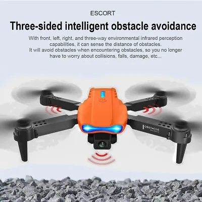 Drones Quadcopter 5G 4K GPS Drone X  With HD Dual Camera WiFi FPV Foldable RC • $36.96