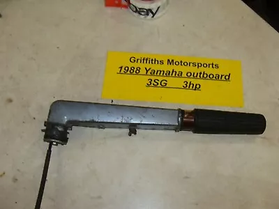 $118 • Buy 1988 Yamaha 3hp Outboard Motor 3SG Tiller Handle Steering Arm Throttle Cable