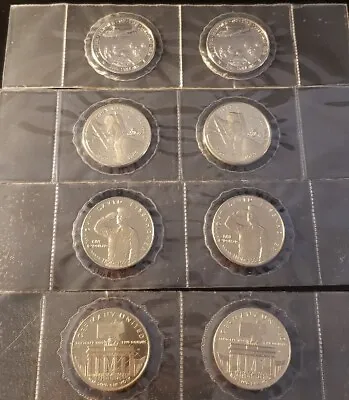 1990 Republic Marshall Islands Coins Vietnam Men On Moon Eisenhower Germany • $110