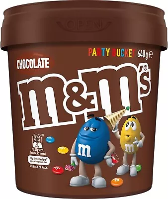 M&M's Milk Chocolate Snack And Share Party Bucket 640g • $14.10