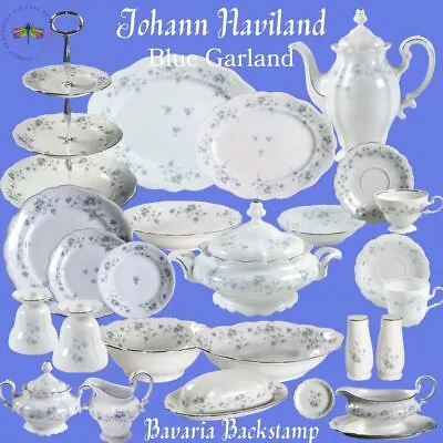 Johann Haviland Blue Garland Collection *Vintage Dinnerware *Free Shipping • $100