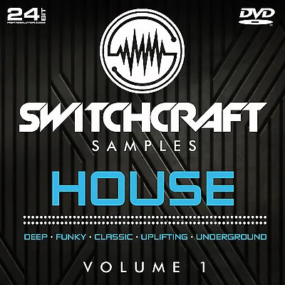 House Vol 1 - 24bit Wav Studio / Music Production Samples - Dvd • £4.99