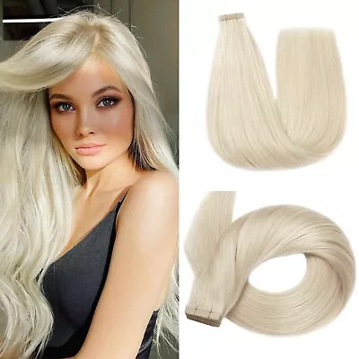 ShowJarlly Human Hair Tape In Extensions Ombre 20pcs 18 Inches Hair Tape Ins ... • $76.61