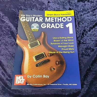 Mel Bay's Modern Guitar Method Grade 1 Learn Rock Favorites Instruction Book • $9.90