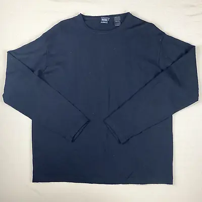 Boss Hugo Boss Sweater Mens Medium Black 100% Merino Wool Extrafine • $22.38