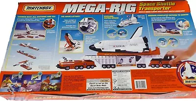 MATCHBOX MEGA-RIG: SPACE SHUTTLE TRANSPORTER - RED & White (NEW) • $179