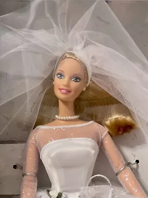 NIB Blushing Bride BARBIE Doll (Mattel 26074) 1999 Special Edition Wedding • $30
