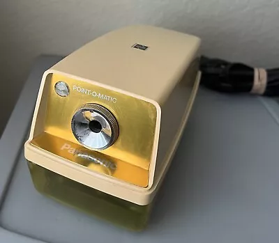 VINTAGE Panasonic KP-33N Point-O-Matic Electric Pencil Sharpener Tested Works • $10.50