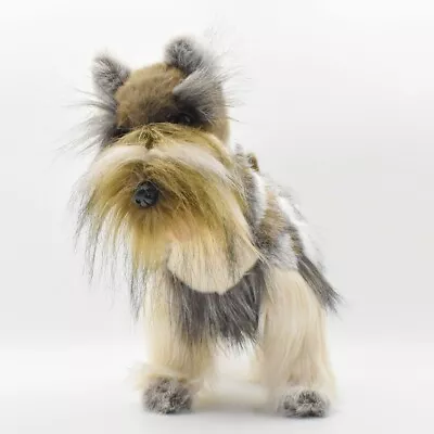 HANSA Stuffed Doll BH5767 Miniature Schnauzer Gray 45 Plush Toy From Japan • $193